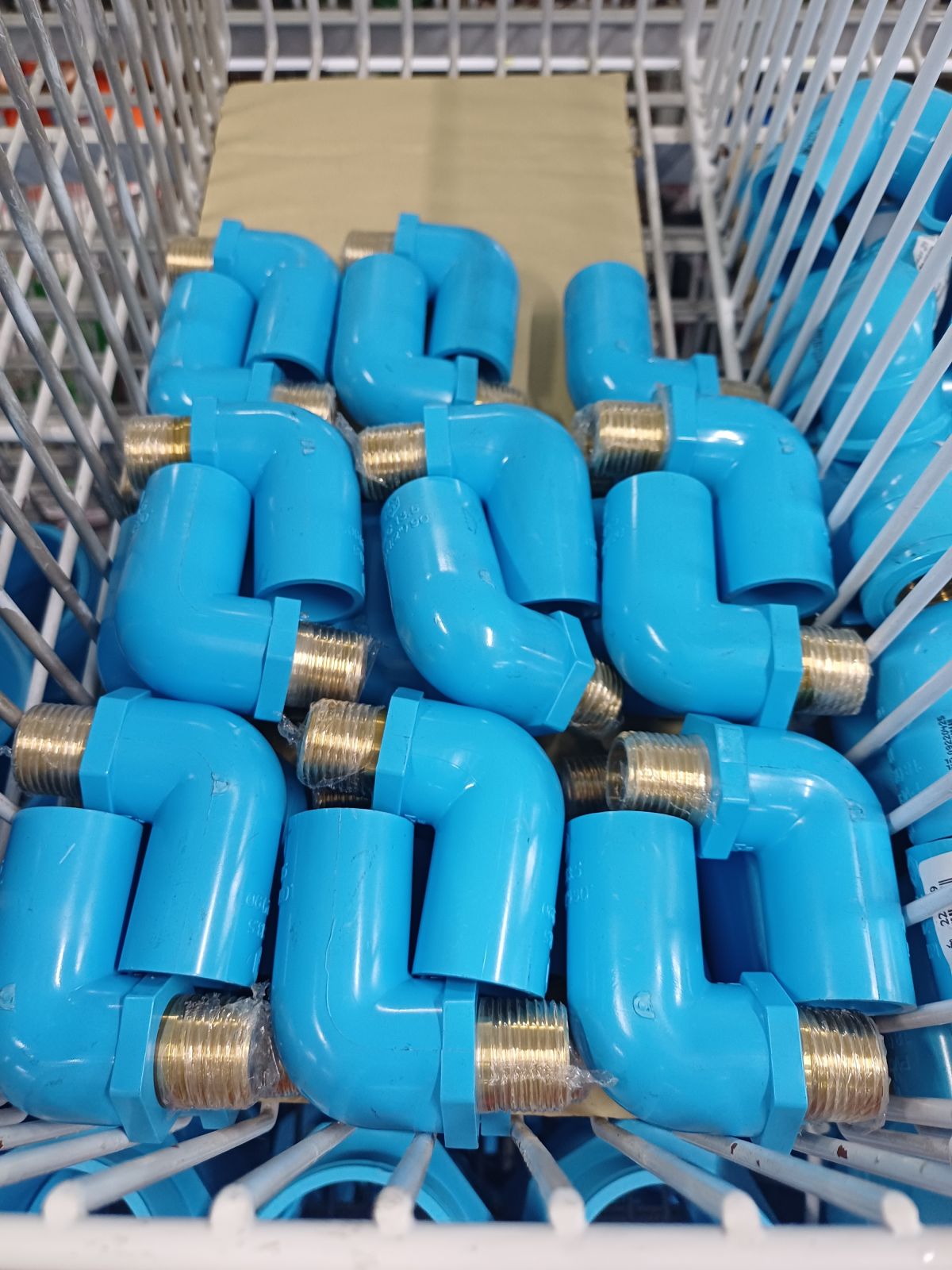 ข้องอเกลียวนอกทองเหลือง 1/2" (SCG)