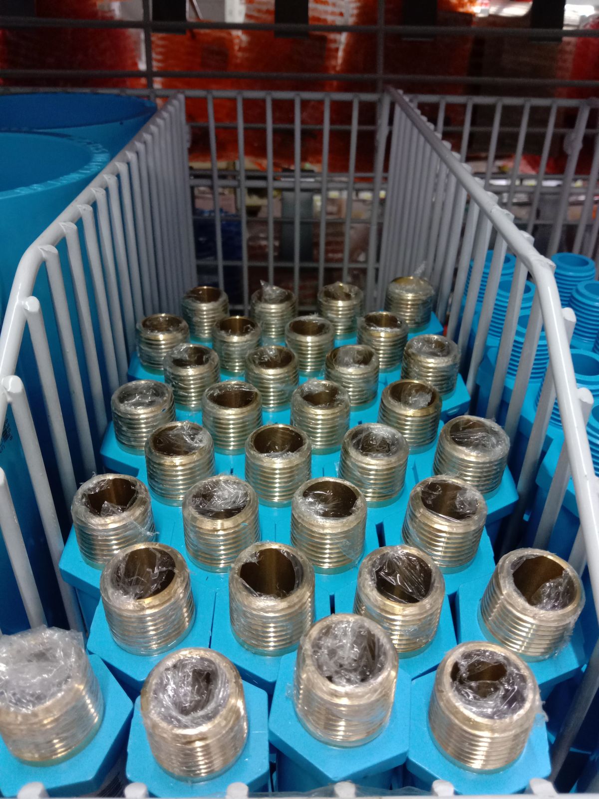 ต่อตรงเกลียวนอกทองเหลือง 1/2 (SCG)