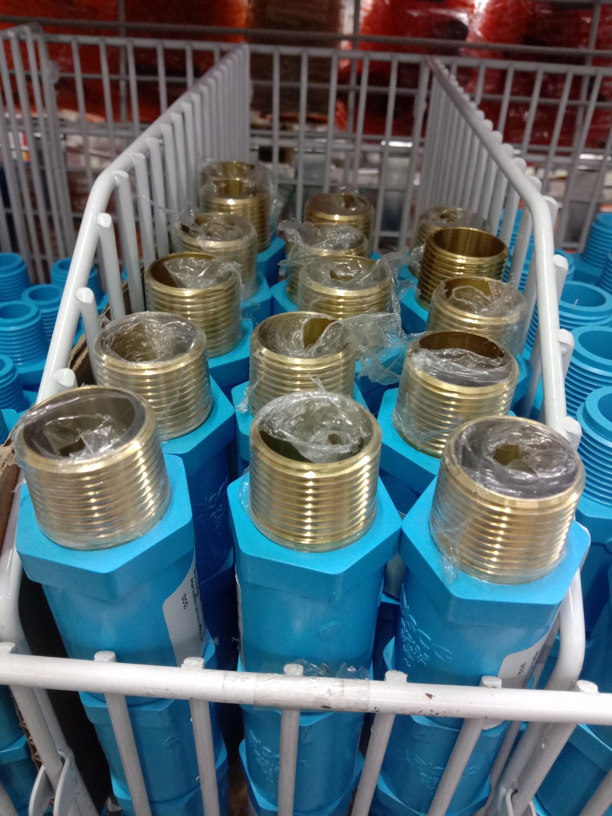 ต่อตรงเกลียวนอกทองเหลือง 3/4 (SCG)