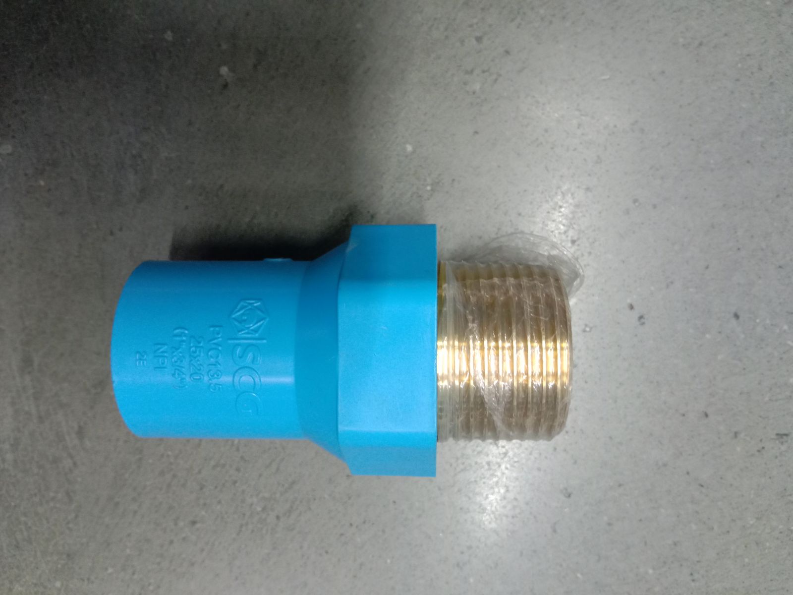 ต่อตรงลดเกลียวนอกทองเหลือง 1"*3/4" (SCG)