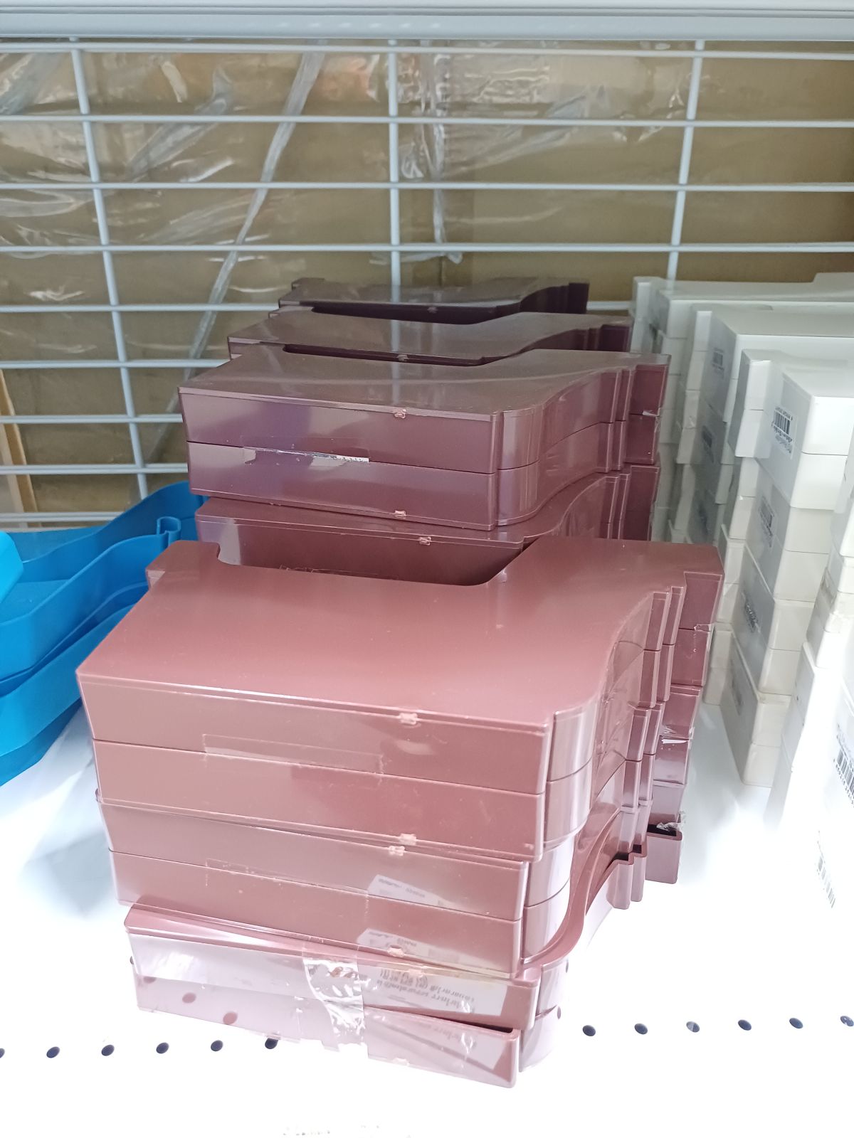 ฝาปิดปลายราง รางน้ำฝนวีจี เฟิร์ส R2 (คู่) สีน้ำตาลแดง