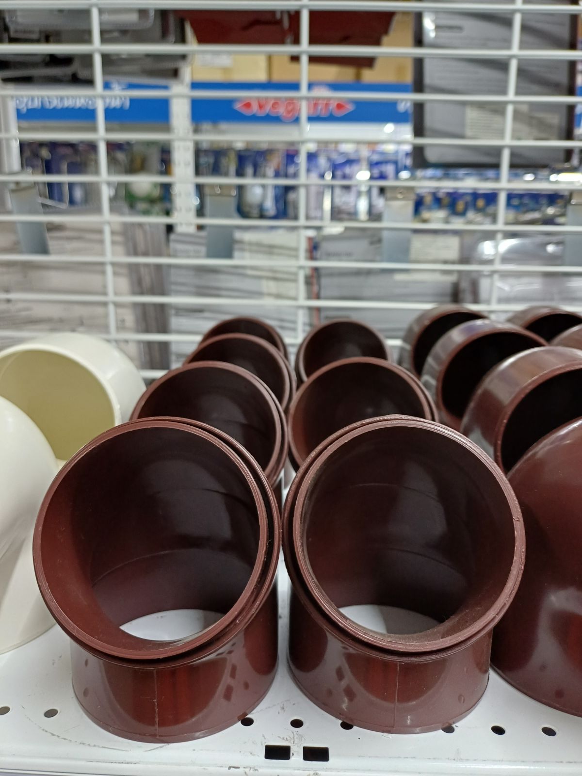 ข้องอ 30 (2.5) รางน้ำฝนวีจี สีน้ำตาลแดง