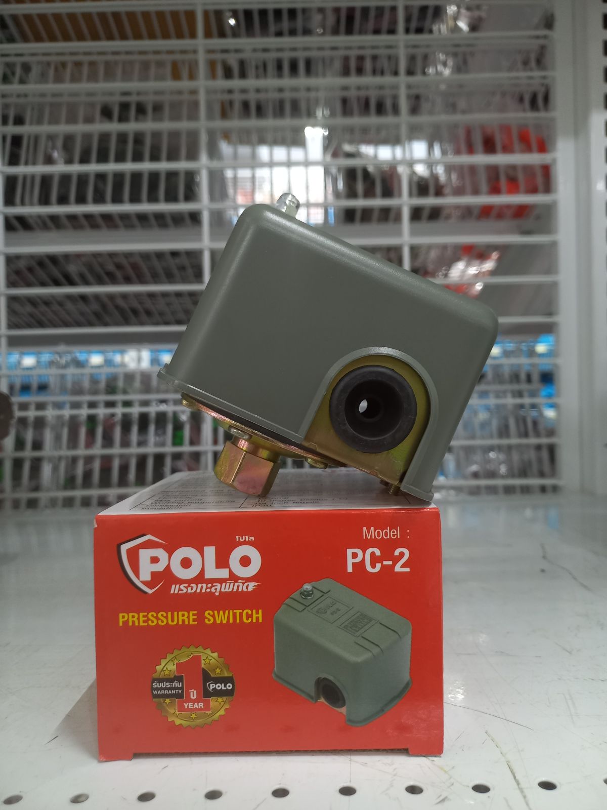 สวิทช์แรงดันระบบน้ำ POLO PC-2 20-40PSI 220V