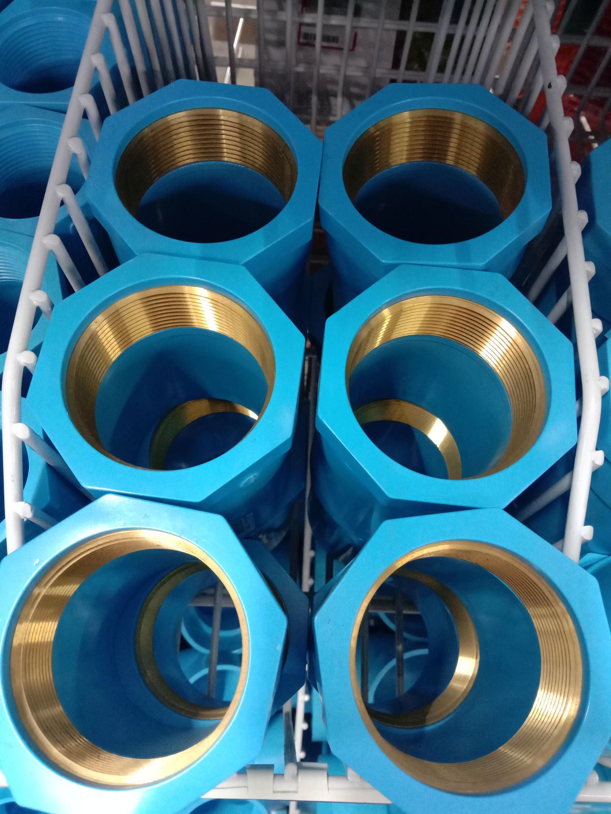 ต่อตรงเกลียวในทองเหลือง 2" (SCG)