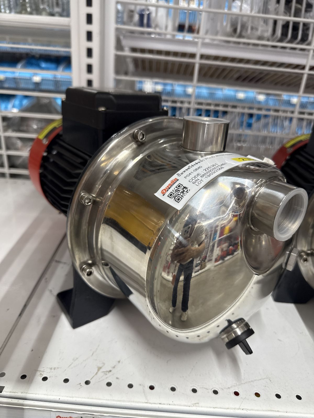 ปั๊มหอยโข่งล่อน้ำ POLO JETST-100B 1HP,1" P041-0840