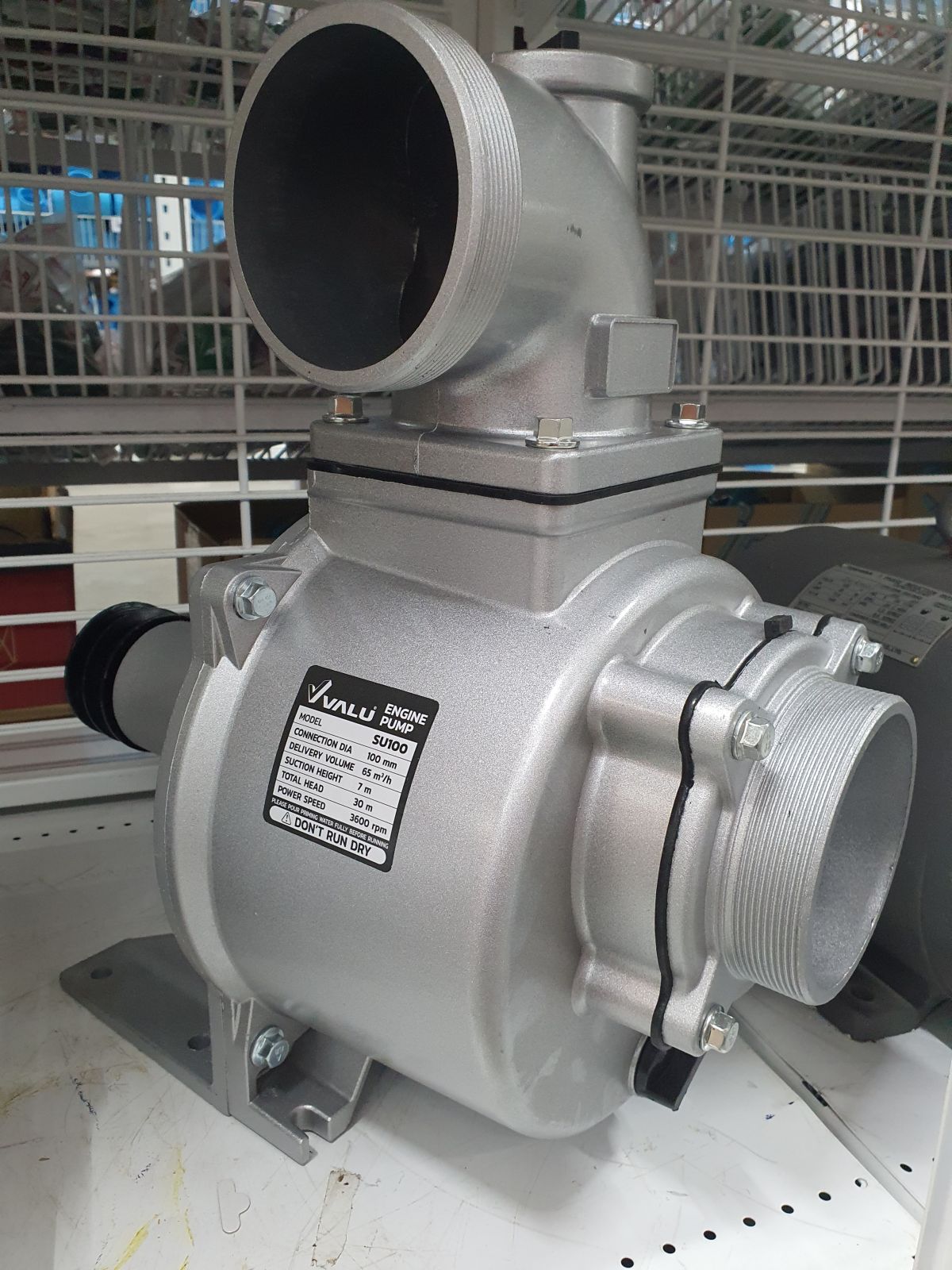 ปั๊มน้ำเพลาลอยอลูมิเนียม 4" VALU V104-SU100