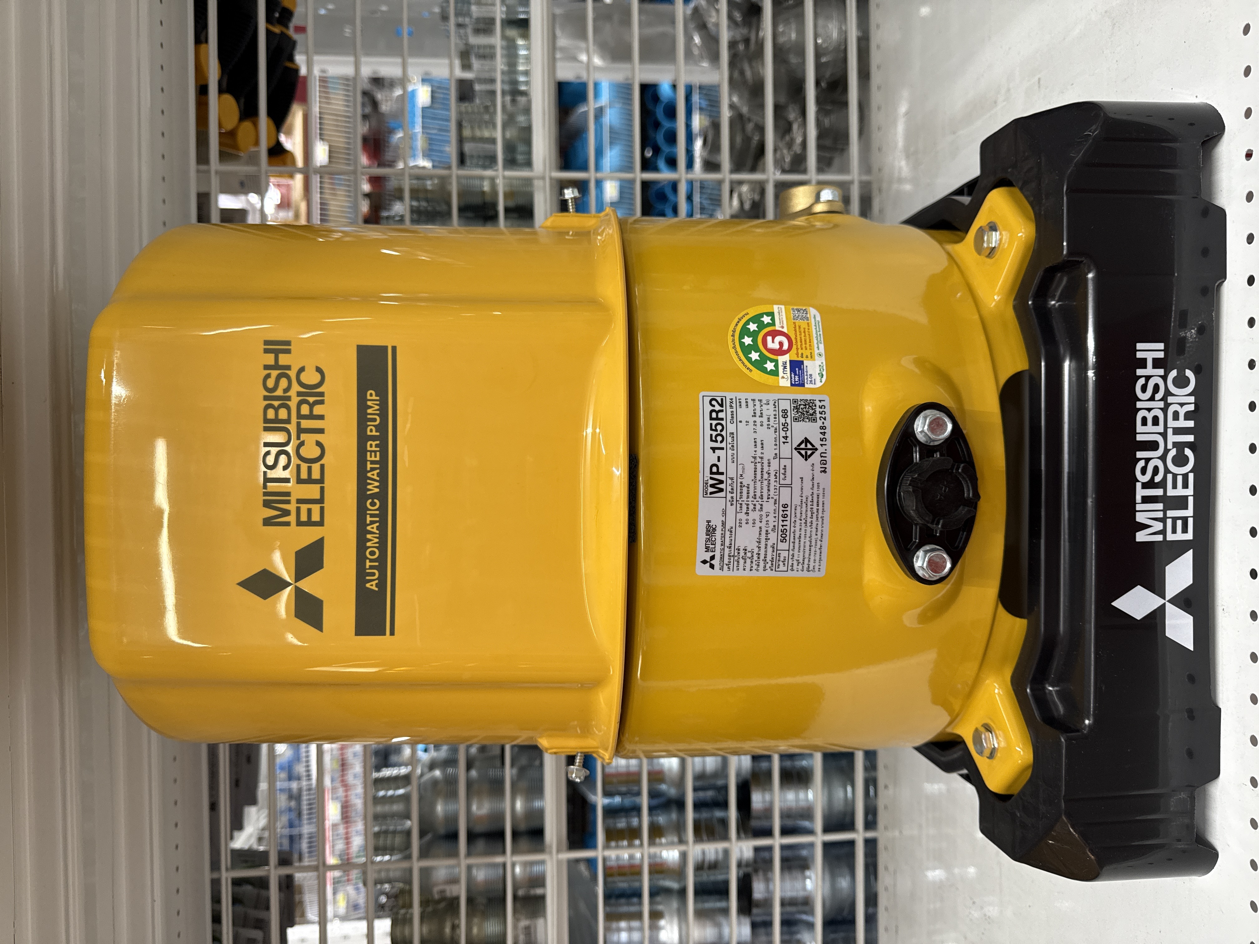 ปั๊มอัตโนมัติ MITSUBISHI  1" ขนาด 150 วัตต์ รุ่น WP-155R2