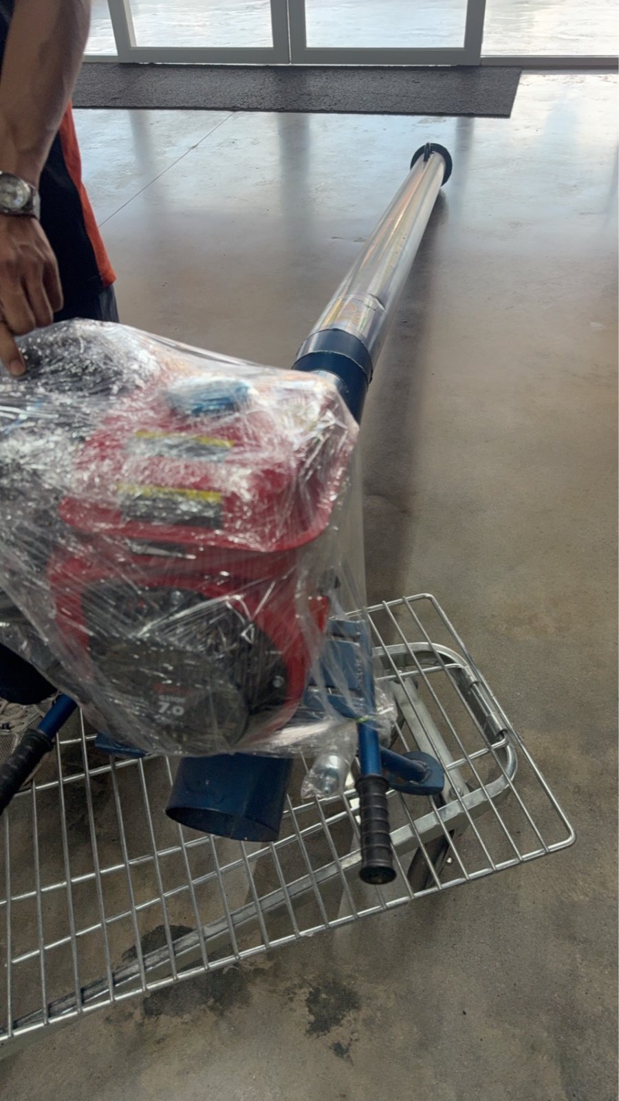ชุดท่อพญานาค 5"*18 ฟุต พร้อมเครื่องยนต์เบนซิน POLO 7.0HP P131-G210F