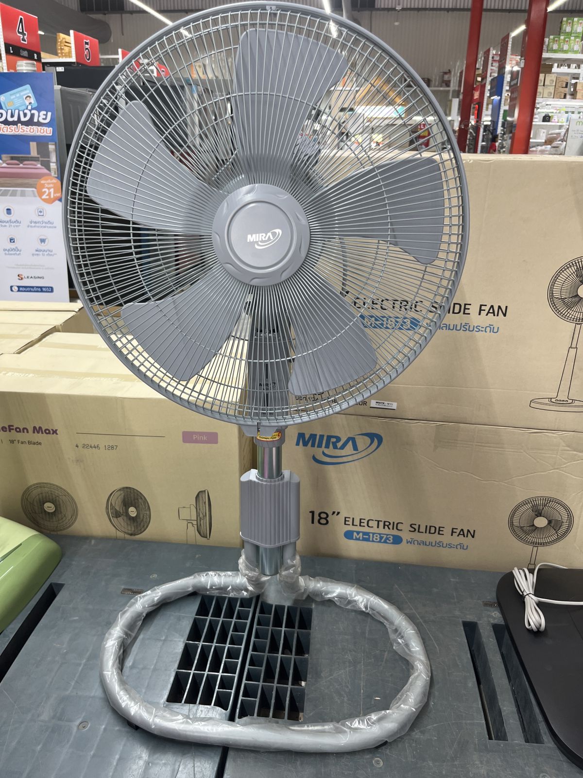 พัดลมอุตสาหกรรม MIRA 18" M-187 (ปรับระดับ)