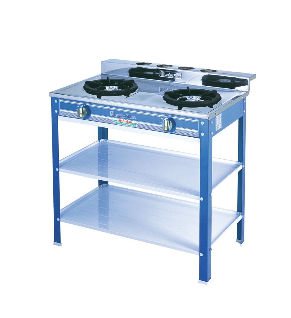 เตาแก๊สแบบชั้น 2 หัว Lucky Flame รุ่น LF-402