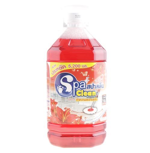 น้ำยาเช็ดพื้น กลิ่น Lily Secret (สปาคลีน) 5200 มล. *สีแดง*