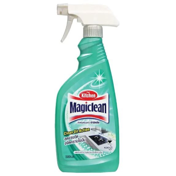 น้ำยาทำความสะอาดห้องครัว มาจิคลีน ขวดสเปรย์ 500 มล.