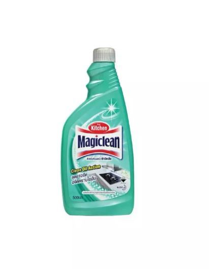 น้ำยาทำความสะอาดห้องครัว มาจิคลีน 500 มล. (ชนิดเติม)
