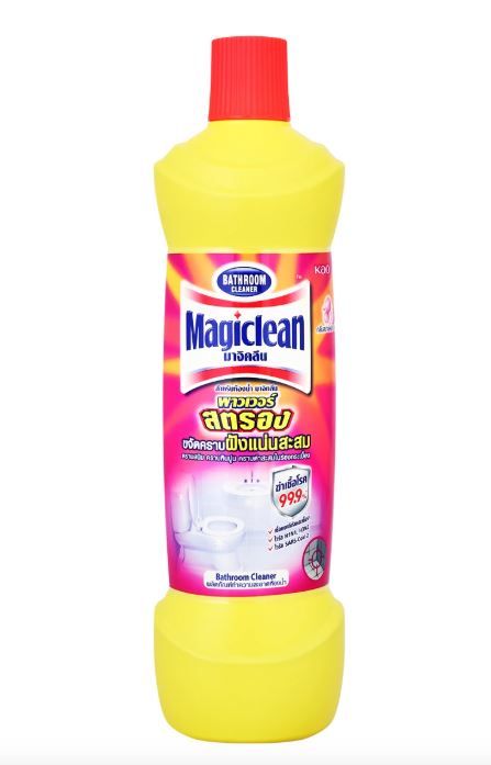น้ำยาทำความสะอาดห้องน้ำ มาจิคลีน สตรอง 425 มล. กลิ่นสปาร์คลิ่ง พิ้งค์
