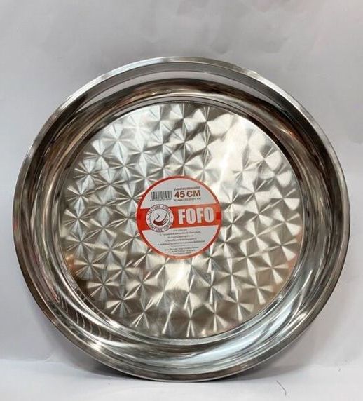 ถาดกลมสแตนเลส 45 ซม.