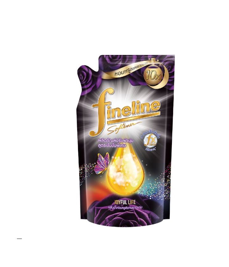 น้ำยาปรับผ้านุ่มเข้มข้น ดำ กลิ่น Joyful Life (ไฟน์ไลน์) 490 มล.