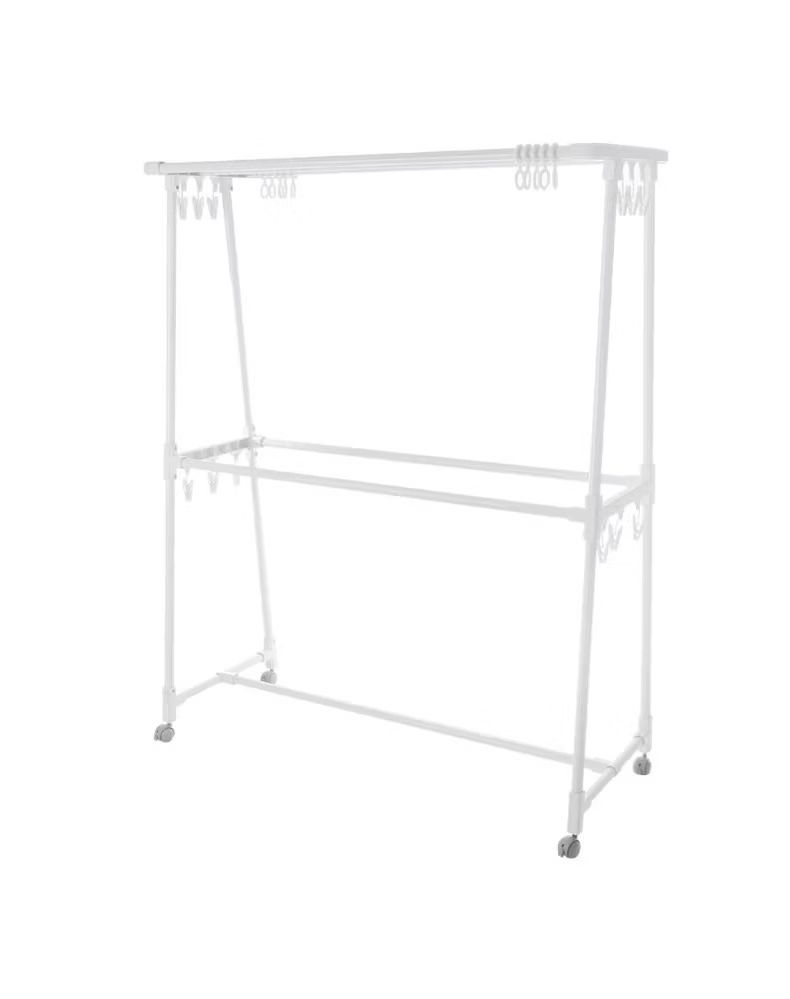 ราวแขวนผ้าเหล็กมีล้อ 5 เส้น PLIM 1.2 ม.