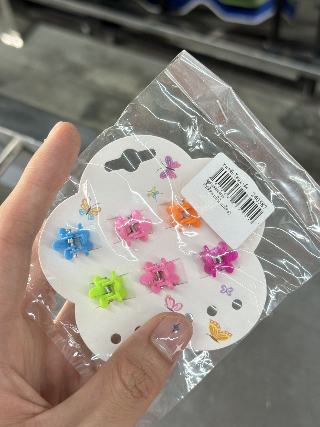 กิ๊ฟติดผมมินิ (แพ็ค6)