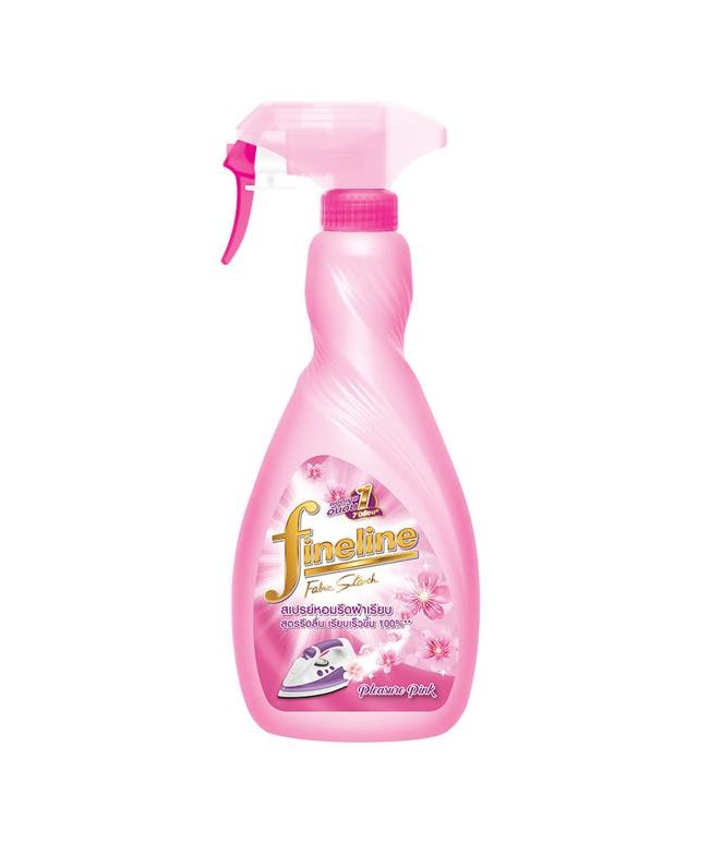 น้ำยารีดผ้าเรียบแบบหัวฉีด ชมพู (ไฟน์ไลน์) 500 มล.