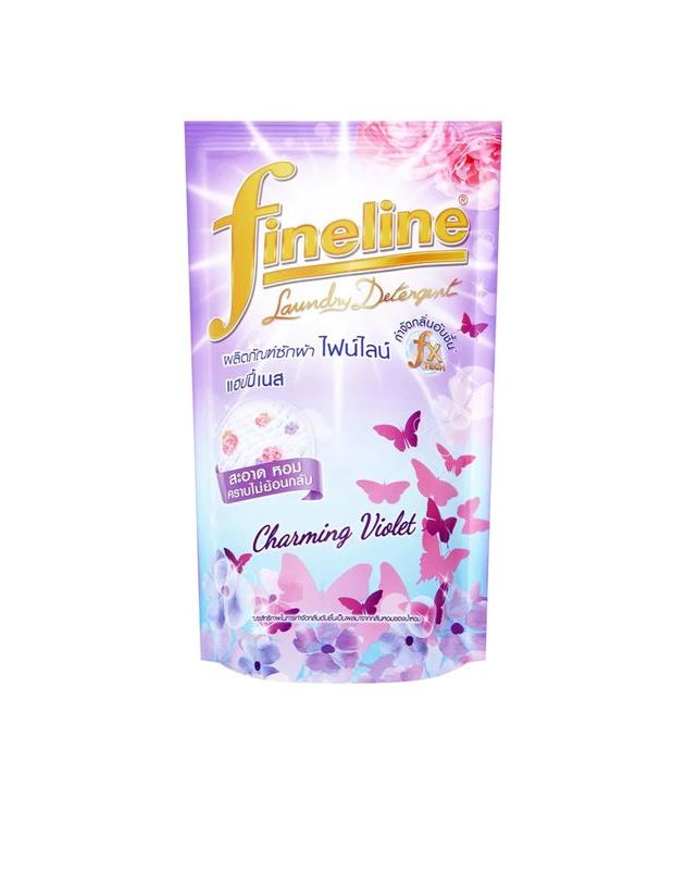 น้ำยาซักผ้า แฮปปี้เนส ม่วง (ไฟน์ไลน์) 400 มล.