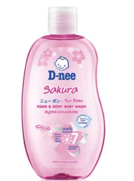 สบู่เหลวอาบน้ำและสระผม ชมพู (ดีนี่) 200 มล.