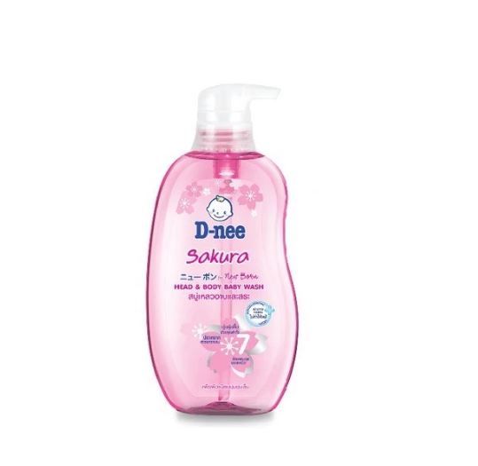 สบู่เหลวอาบน้ำและสระผม ชมพู (ดีนี่) 380 มล.