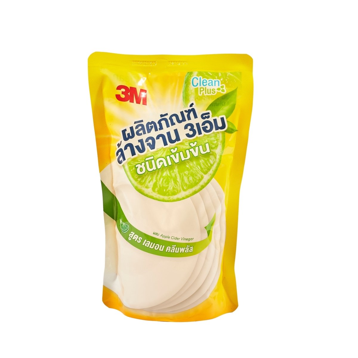 น้ำยาล้างจาน ชนิดเข้มข้น คลีนพลัส 400ml. 3M Z052-0826