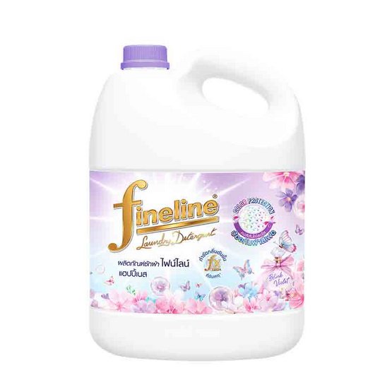 น้ำยาซักผ้าสูตรอ่อนโยน แฮปปี้เนส สีม่วง (ไฟน์ไลน์) 2800 มล.