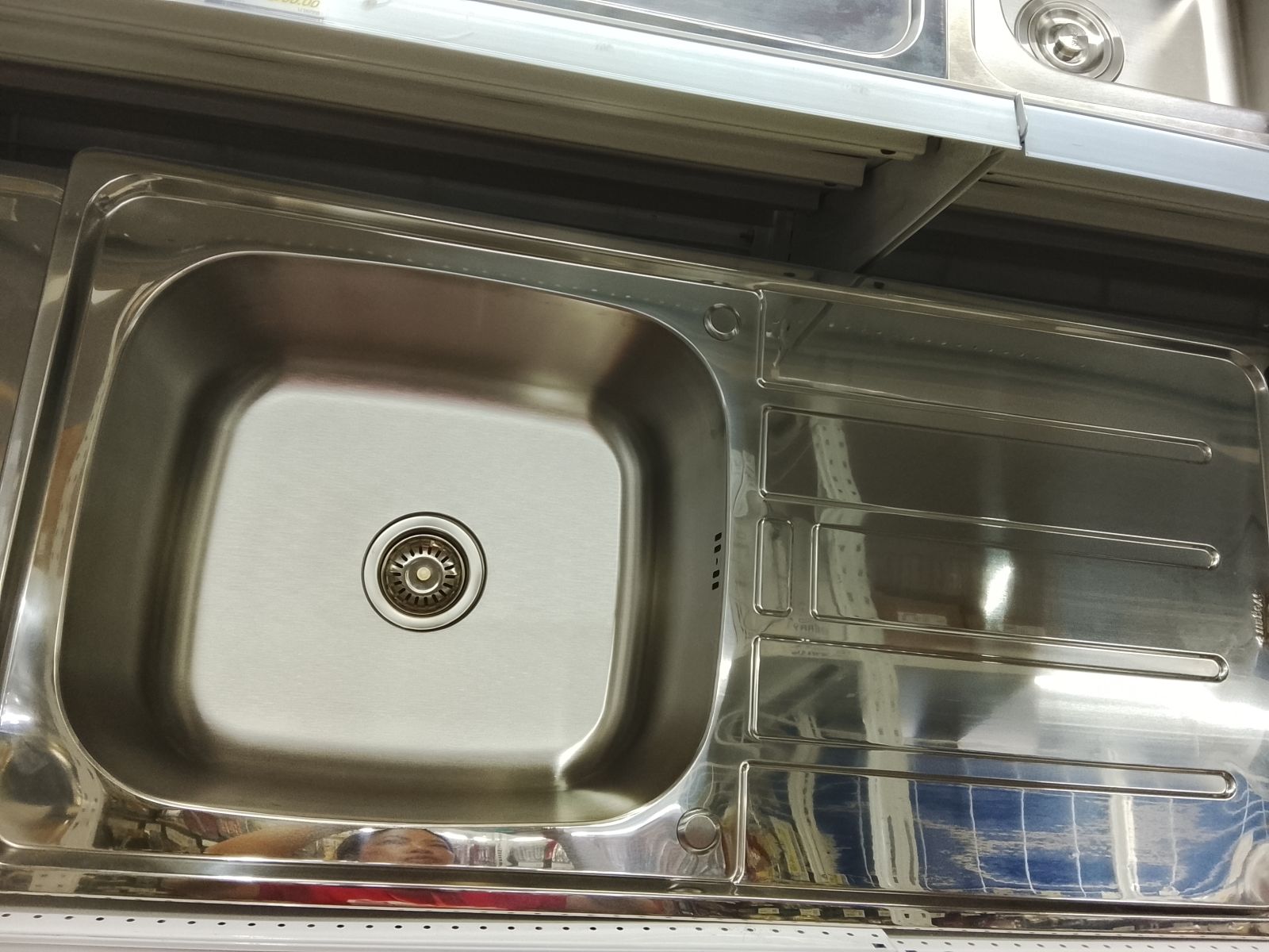 อ่างซิงค์ล้างจาน 1 หลุม 1 ที่พัก วีก้า D409L