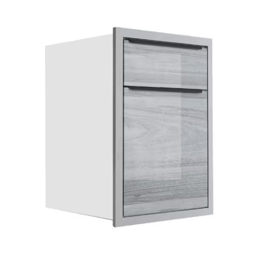 ตู้ลิ้นชัก 2 ชั้น KITZCHO 6040 ขนาด 46x55.5x66 ซม. สีคริสตัลไวท์