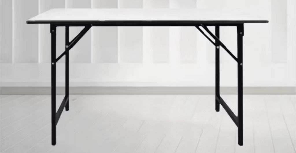 โต๊ะพับ ขนาด 60*150*75 ซม. หนา 15 มิล (สีขาว)