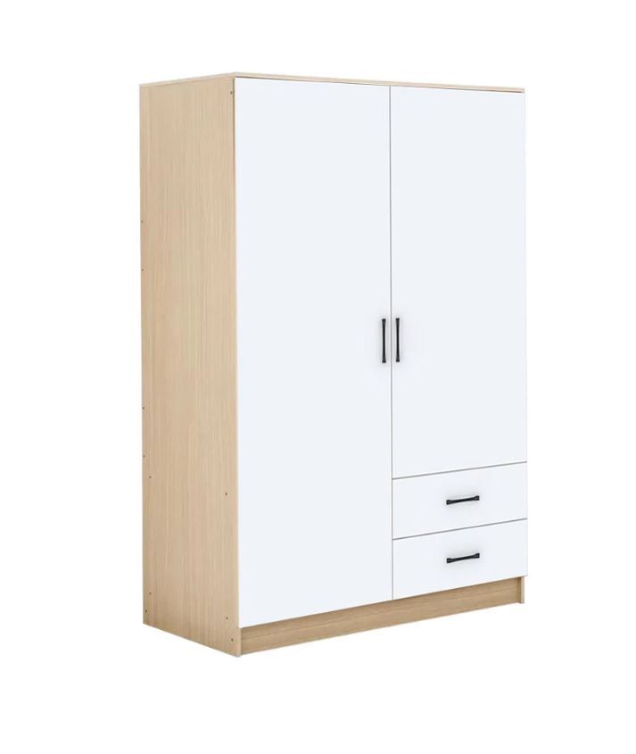 FINCE ตู้เสื้อผ้า 2 บานประตู 120 NT01/WT